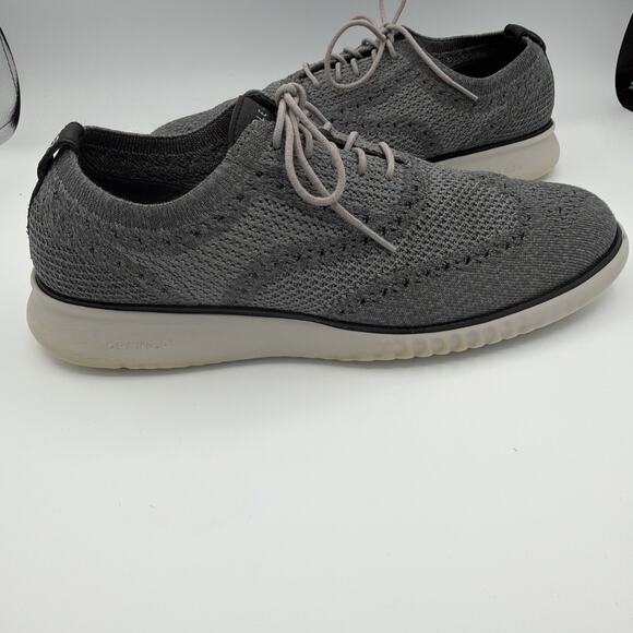 Cole Haan Shoes Mens Size 910 Oxford Zerogrand Grand.OS Knit Lightweight Gray - Picture 3 of 13